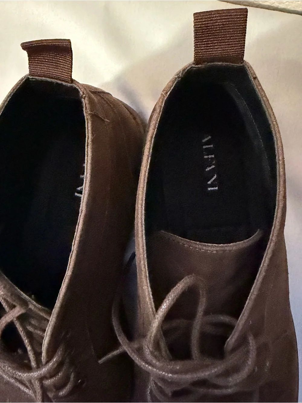 Alfani Brown Suede Chukka Boots